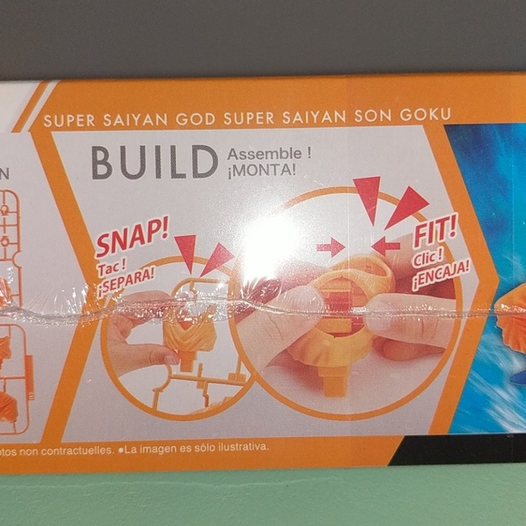 🎀 BANDAI 🎀 Super Saiyan Son Goku Model Kit Japan 🎀 - Picture 7 of 8